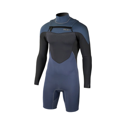 Prolimit Fusion Sunset Steamer 2/2mm Men's Front Zip L/S Shorty Wetsuit