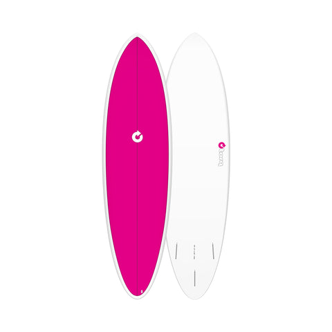 Torq TET Mod Fun Colored Deck Raspberry Surfboard