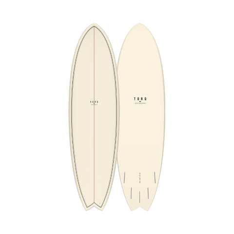 Torq TET Mod Fish Classic Cream + Pattern Surfboard